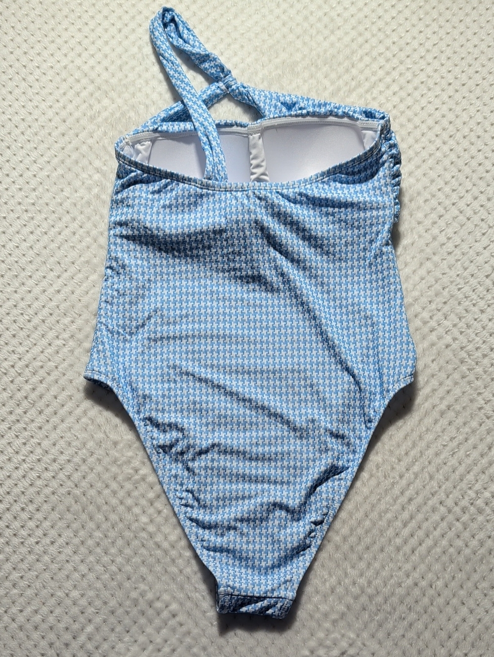 Cupshe Sugar & Spice Houndstooth One Piece Swimsuit - Picture 6 of 12